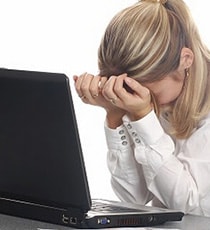 a person feeling desperate after losing data