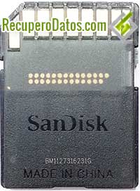 Data Recovery in SD memory