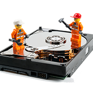 recovering lost data from a hard drive